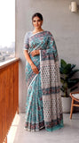 Premium Hand-Block Printed Jaipuri Georgette Sarees (LHI24)