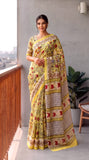 Premium Hand-Block Printed Jaipuri Georgette Sarees (LHI25)