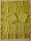 JAIPURI HAND BLOCK PRINTED MAHESHWARI SILK SUIT WITH SILK DUPPATA (MSD143)