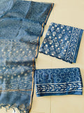JAIPURI BLOCK PRINTED COTTON SUIT WITH KOTA DUPPATA (CKS193)