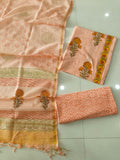 JAIPURI BLOCK PRINTED COTTON SUIT WITH KOTA DUPPATA (CKS200)
