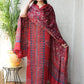 Vanaspati Ajrakh Hand Block Printed Suits Modal Silk Fabric (CIT13)