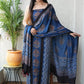 Vanaspati Ajrakh Hand Block Printed Suits Modal Silk Fabric (CIT11)
