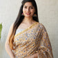 Bagru Hand Block Printed Chanderi Silk Saree with Blouse (CSS42)
