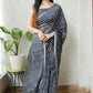 Bagru Hand Block Printed Chanderi Silk Saree with Blouse (CSS49)