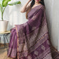 Bagru Hand Block Printed Chanderi Silk Saree with Blouse (CSS82)