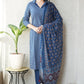 Ajrakh Printed "Stitched" Cotton Suits With Cotton Ajrakh Mulmul Dupatta (ASS3)