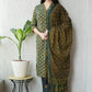 Ajrakh Printed "Stitched" Cotton Suits With Cotton Ajrakh Mulmul Dupatta (ASS13)