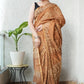 Bagru Hand Block Printed Chanderi Silk Saree with Blouse (CSS103)