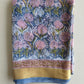 Hand Brush Painted Chiffon Saree with Blouse ( CIA76)